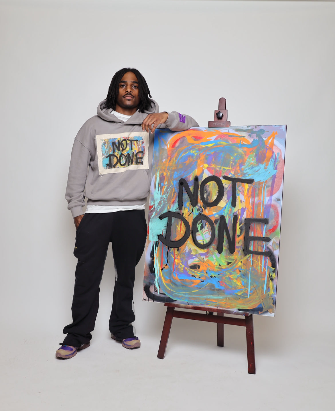 Noslihp Self Explanatory Turquoise Hoodie