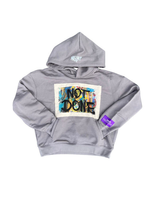 Noslihp Self Explanatory Grey Hoodie
